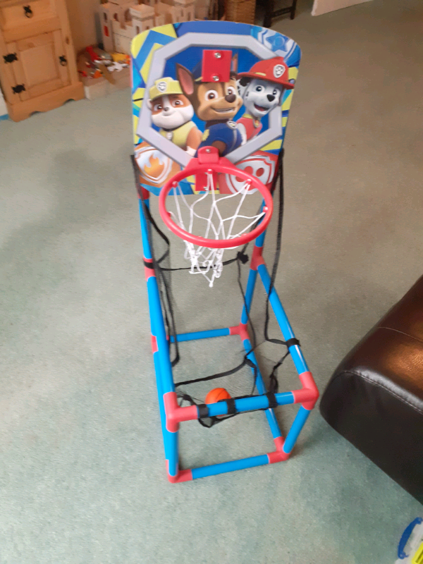 paw patrol basketball hoop